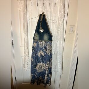 Women’s Funky Halter Neck Dress, Size M